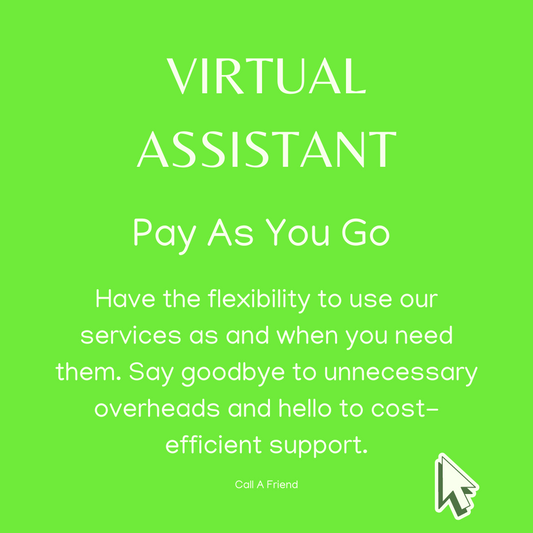 Virtual Assistant: Pay As You Go