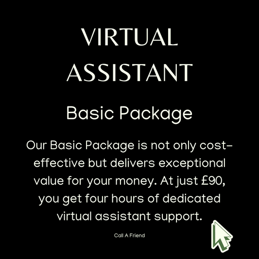 Virtual Assistant: Basic Package - 4 Hours